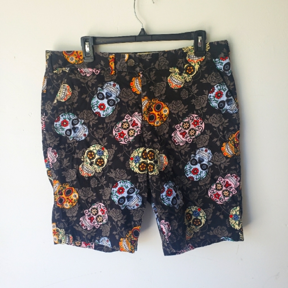 Loudmouth Day of the dead men's shorts